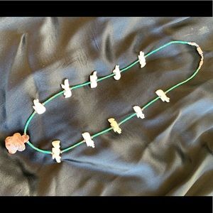 Vintage American Indian Navajo Fetish Necklace
